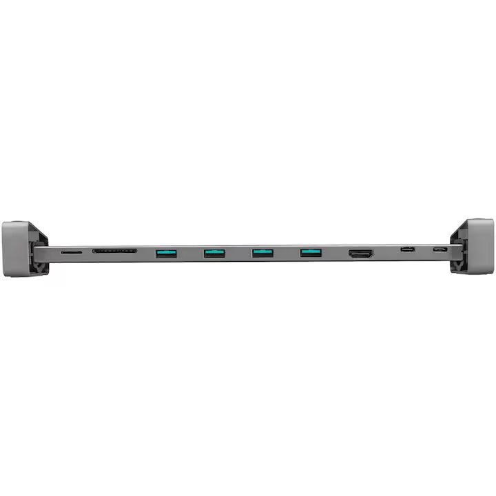 Docking Station Trust Dalyx 23417 | USB-C, 10-in-1, 4K HDMI, Argintiu