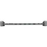 Docking Station Trust Dalyx 23417 | USB-C, 10-in-1, 4K HDMI, Argintiu