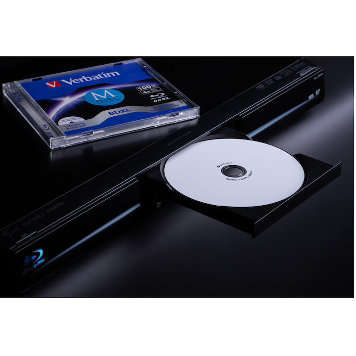 M-Disc Verbatim, 4X, 100GB printabil cu cerneala, carcasa Individuala (43834)