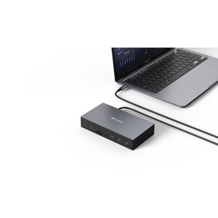 Docking Station USB-C Verbatim CDS-17 32172 | 17 Porturi, 100W PD, 8K HDMI, Negru