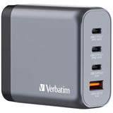 Adaptor universal Verbatim GaN III, Travel, 140W2xUSBC,PD 3.1&QC 4+,1xUSBC, PD 3.0&1xUSBA, QC 3.0