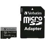Card de memorie Micro SDXC Pro U3 Verbatim, 512GB