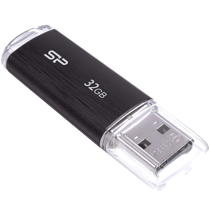 USB Flash Drive SP, Ultima U02, 2.0, 32GB, Negru
