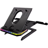 Suport Laptop SureFire Portus X1 48842 | Pliabil, RGB, Negru