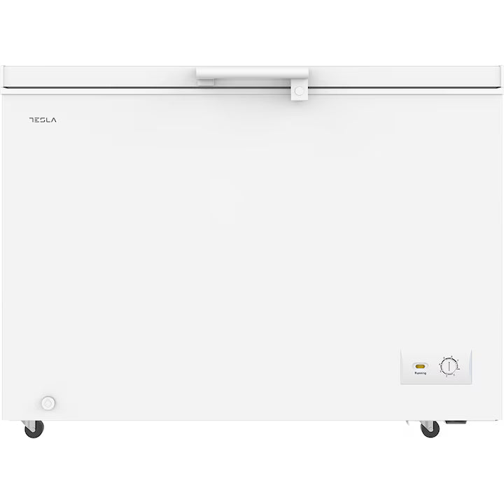 Lada frigorifica Tesla RH2900HE, E, 287 L, H85Control mecanic, alb