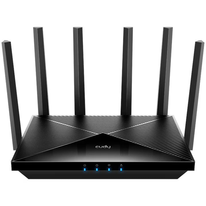Router CUDY WR11000 | WiFi 7, 11000 Mbps, Tri-Band, Negru