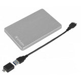 VERBATIM STORE´N´GO ALU SLIM 2.5" (6,35CM) 1TB USB 3.2 GEN1 SPACE GREY