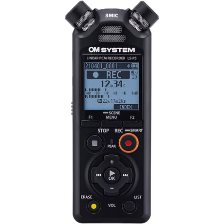 Olympus/OM System Reportofon Reportofon OM System LS-P5 Wind Protection Kit V409180BG020 | 16GB, Bluetooth
