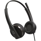 CREATIVE HS-230 Office Headset w/Noise-cancelling Mic, 3.5 mm AUX, USB Adapter