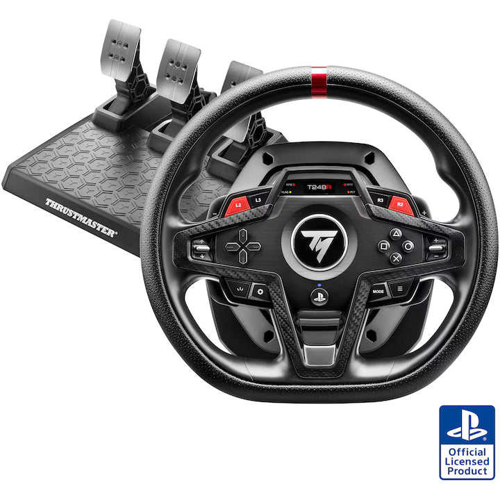 Thrustmaster Volan Gaming Volan Gaming Thrustmaster T248R 4160869 | Pedale Incluse, Force Feedback, PC/PS4/PS5