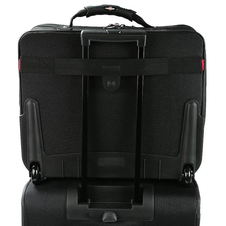 Wenger  Potomac 17 inch Double Gusset Wheeled Computer, Black