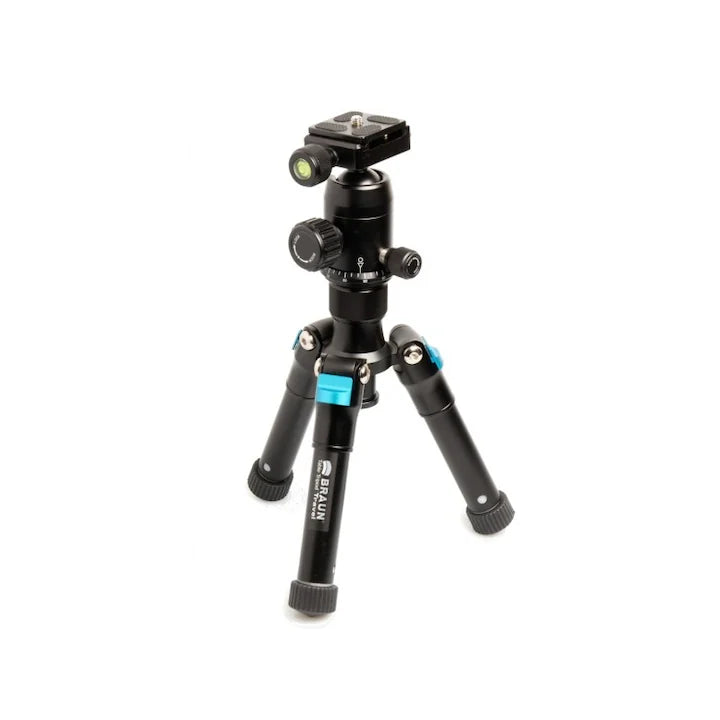 Trepied de Masă Braun Table Tripod Travel 20307 | 20cm, 5kg Capacitate, Negru