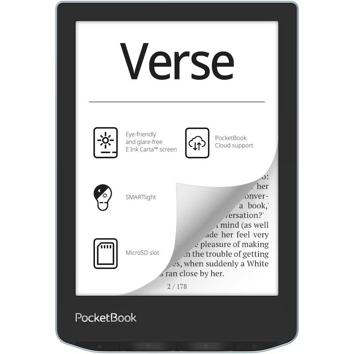 Ebook Reader PocketBook PB629-2-WW | 6", 8GB, Albastru