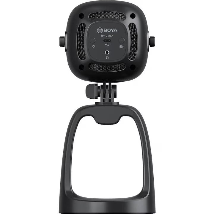 Boya BY-CM6A All-In-1 USB Mic with LED Ring Light, Full 1080P Camera