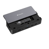 Docking Station USB-C Verbatim CDS-15S 32173 | 15 Porturi, Slot SSD, Argintiu