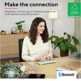 TRUST LYRA Compact Wireless and rechargeable Keyboard Green US