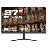 Monitor JAPANNEXT JN-IPS27WQHDR | 27 inch, IPS, WQHD, USB-C, KVM, Negru