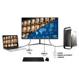 Monitor JAPANNEXT JN-IPS27WQHDR | 27 inch, IPS, WQHD, USB-C, KVM, Negru