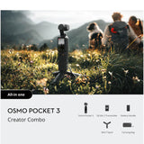 Camera de actiune DJI Osmo Pocket 3, 4K602", 3 axe, 2 x zoom