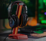 Căști Gaming SureFire Skirmish 48848 | Stereo, LED, Microfon, Negru/Roșu