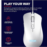 Mouse Wireless Trust 24891 | Ergonomic, Alb