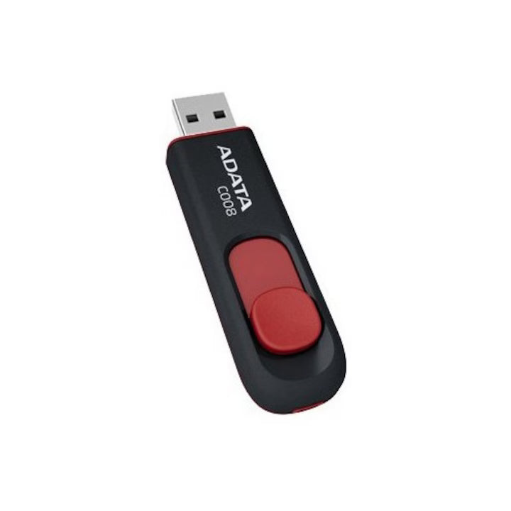 USB Flash Drive ADATA, C008, 16GB, USB 2.0 Negru/R