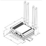Teltonika Router Router Wireless TELTONIKA RUTX12 | 4G LTE, Cat 6