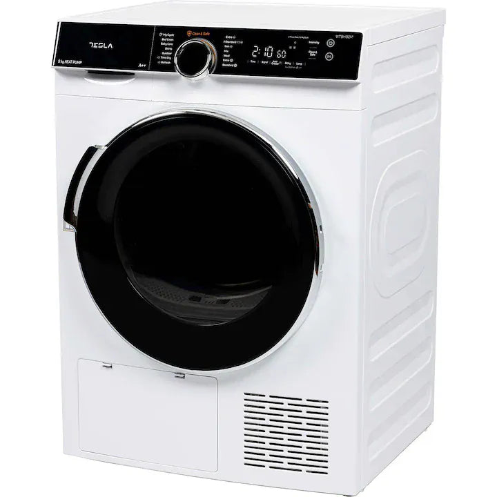 Uscător de Rufe Tesla WG WT8H92M | 8kg, Alb, Inverter
