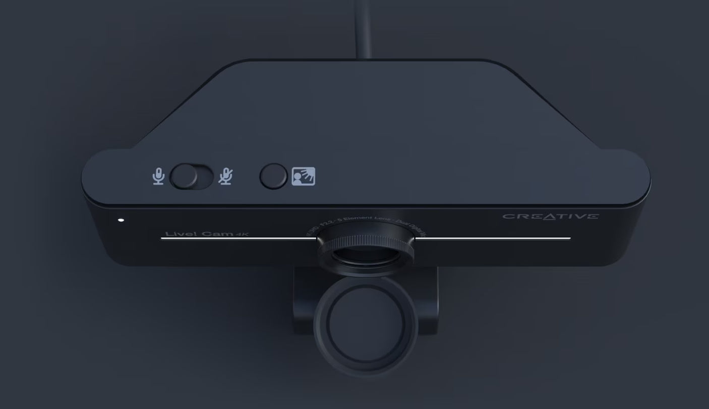 CREATIVE LIVE! CAM SYNC 4K UHD Webcam with Backlight Compensation