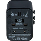 Verbatim UTA-02 Universal Travel Adapter with 1 x USB-C PD 20W / 1 x USB-A QC 3.0