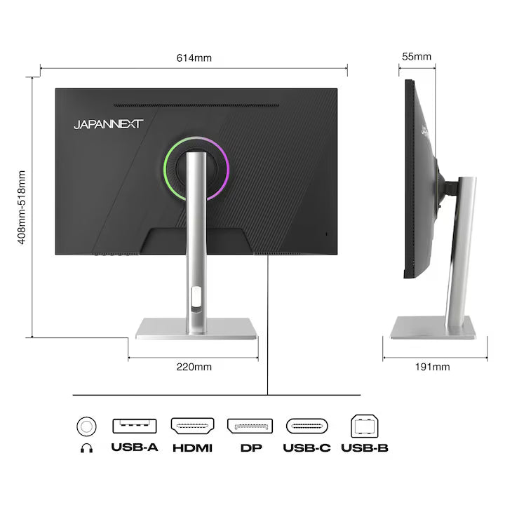 JAPANNEXT Monitor PC Monitor JAPANNEXT JN-IPS275K-HSPC9 | 27", 5K, IPS, HDR10
