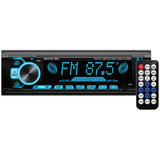 Player Auto Navitel RD5, 1DIN 4х50 watt, Bluetooth 4.0 cu suport A2DP, HFP, FM, redare FLAC, MP3, WMA, WAV, AUX input, microSD pana la 256GB, 2x porturi USB, RGB backlight, RCA-out, Hands-free, Telecomanda, CarLiveApp pentru Android si iOS