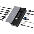 Docking Station USB-C Verbatim CDS-15S 32173 | 15 Porturi, Slot SSD, Argintiu