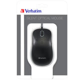 VERBATIM SILENT OPTICAL MOUSE BLACK