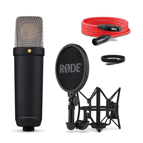 RØDE Microfon condensator de studio RØDE NT1 Gen 5, USB-C și XLR, negru (NT1GEN5B)
