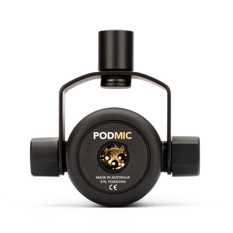 RØDE Microfon dinamic RØDE PodMic cu conexiune XLR pentru podcasting și streaming, negru