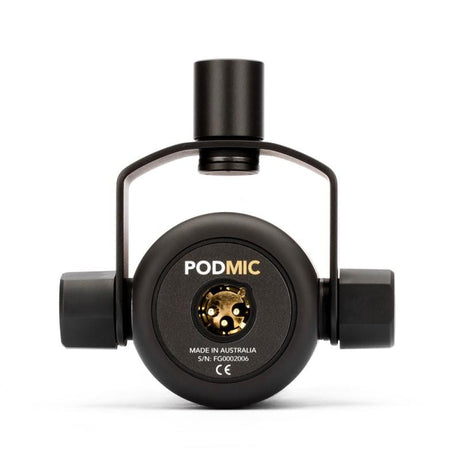 RØDE Microfon dinamic RØDE PodMic cu conexiune XLR pentru podcasting și streaming, negru