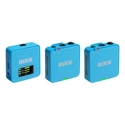 RØDE Sistem microfon wireless ultra-compact RØDE Wireless GO III, albastru (WIGOGEN3BLU)