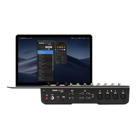 RØDE Stație de producție audio RØDE RodeCaster Pro pentru podcasting și streaming, mixer cu pad-uri și conectivitate USB/Bluetooth