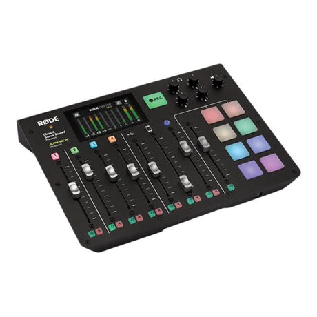 RØDE Stație de producție audio RØDE RodeCaster Pro pentru podcasting și streaming, mixer cu pad-uri și conectivitate USB/Bluetooth
