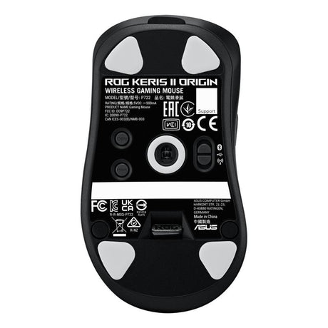 Asus Mouse gaming ASUS ROG Keris II Origin, negru, ergonomic, control precis (90MP04A0-BMUA00)
