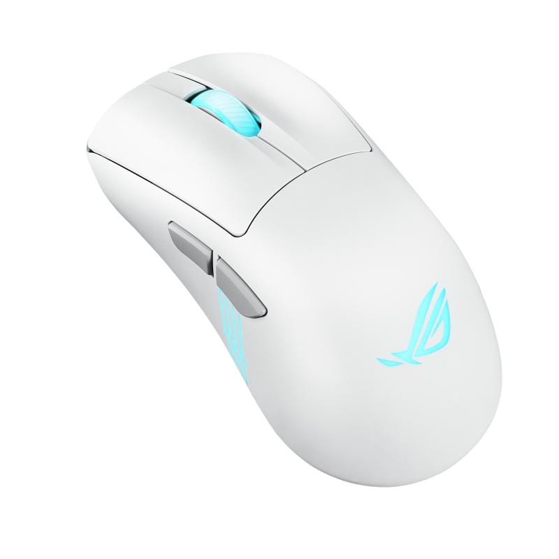 Asus Mouse gaming ASUS ROG Keris II Origin, alb, iluminare RGB, butoane programabile (90MP04A0-BMUA10)