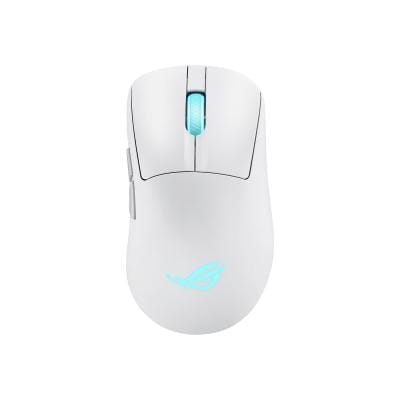 Asus Mouse gaming ASUS ROG Keris II Origin, alb, iluminare RGB, butoane programabile (90MP04A0-BMUA10)
