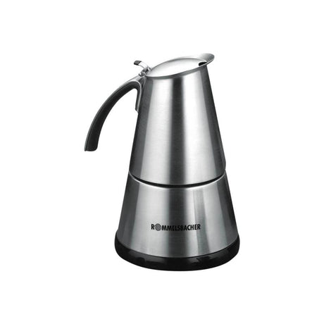 Rommelsbacher Espressor Rommelsbacher Elpresso mini EKO 364/E, argintiu-negru, compact, pentru espresso și băuturi cu lapte