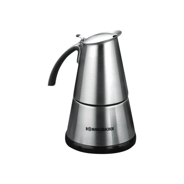Rommelsbacher Espressor Rommelsbacher Elpresso mini EKO 364/E, argintiu-negru, compact, pentru espresso și băuturi cu lapte