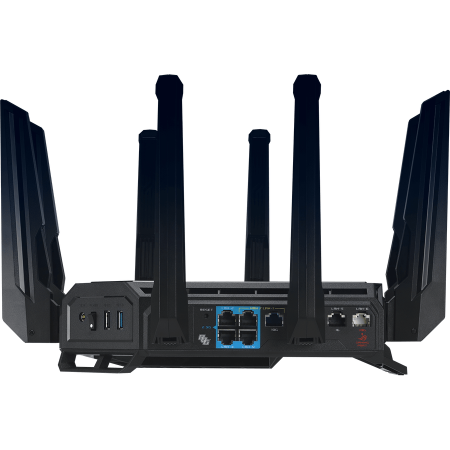 Asus Router Router Gaming Asus GT-BE98 | WiFi 7, 24000 Mbps, Quad-Band, Negru