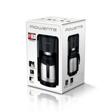 ROWENTA Cafetieră Rowenta Milano CT3818, argintiu/negru, design modern pentru utilizare zilnică