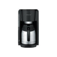 ROWENTA Cafetieră Rowenta Milano CT3818, argintiu/negru, design modern pentru utilizare zilnică