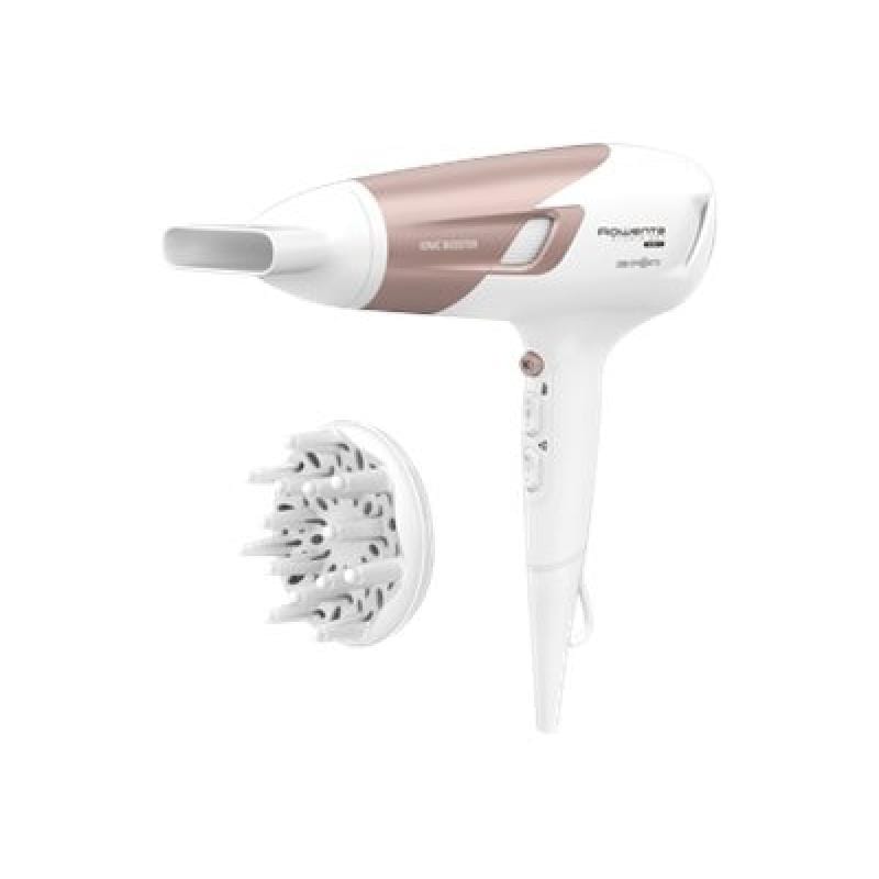 ROWENTA Uscător de păr Rowenta Studio Dry CV5830F0, alb/rose gold, pentru uscare rapidă și coafare zilnică