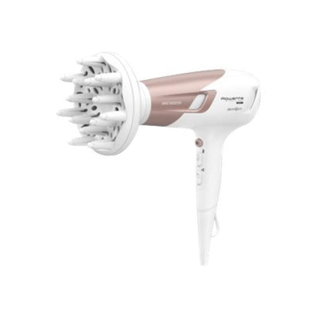 ROWENTA Uscător de păr Rowenta Studio Dry CV5830F0, alb/rose gold, pentru uscare rapidă și coafare zilnică
